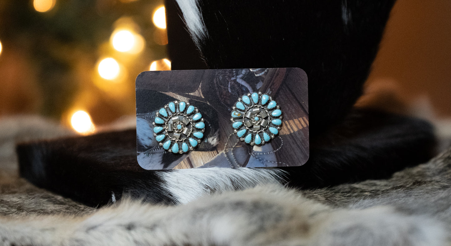 Kingman Needle Point Studs