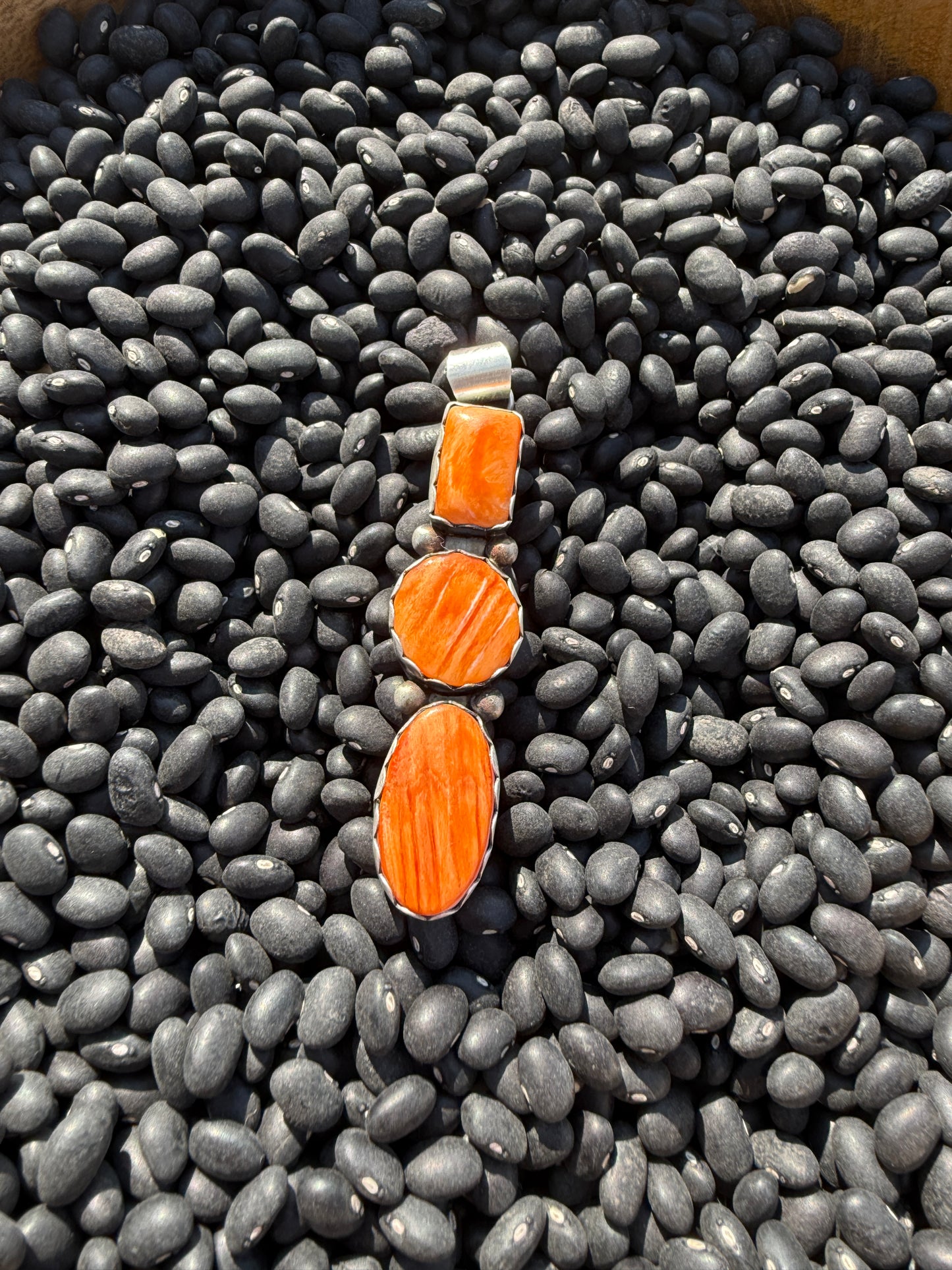 Orange Spiny Pendant