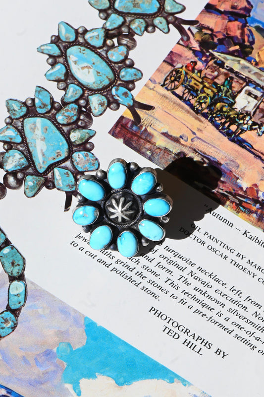 Kingman 8 Stone Ring