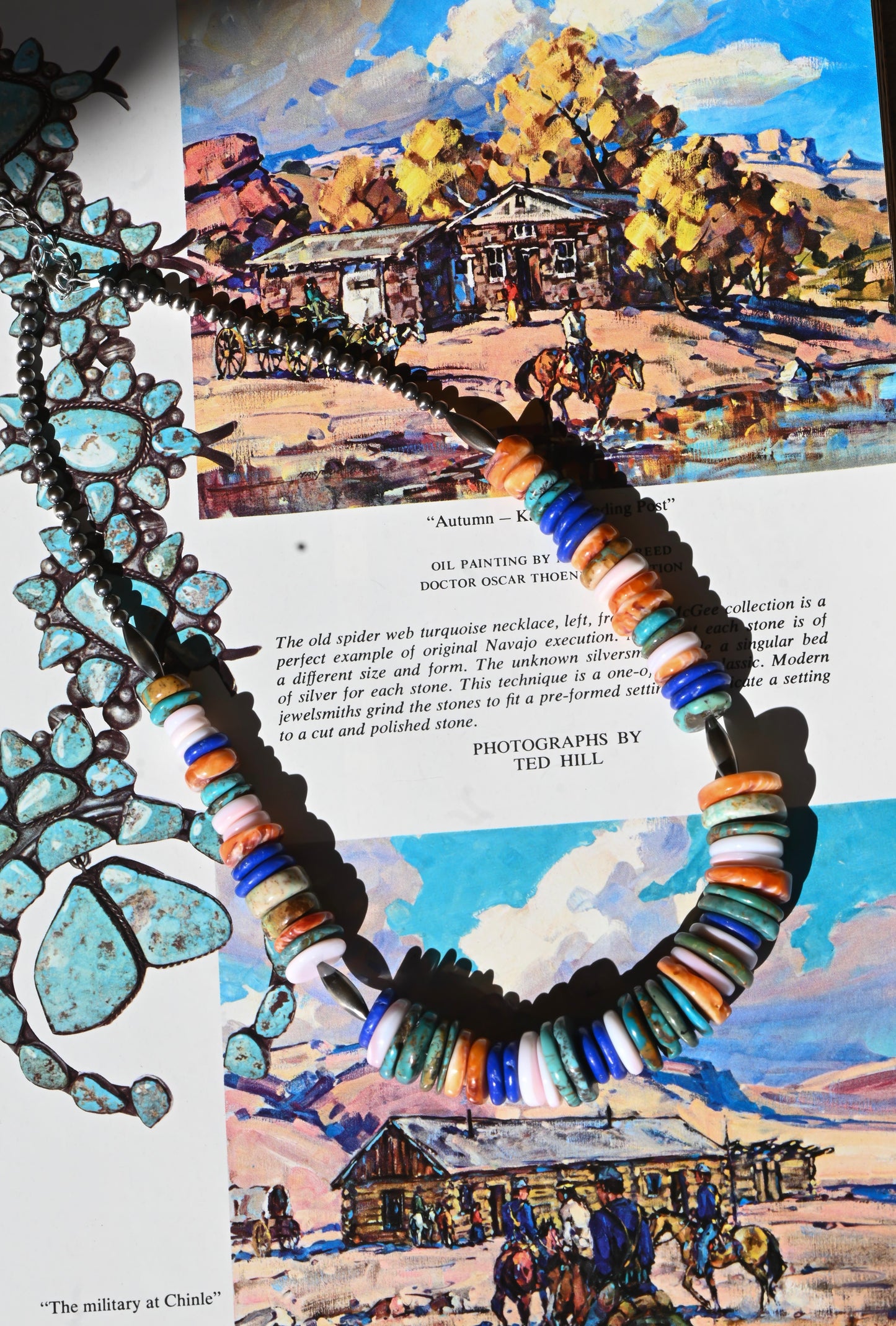Multi Stone Statement Neck